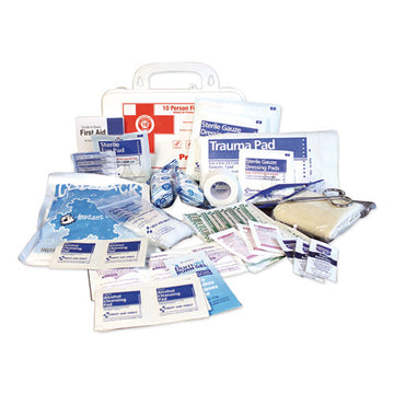 Impact® 10-person First Aid Kit, 62 Pieces, 8.5 X 5.5 X 3.25, Plastic Case freeshipping - TVN Wholesale